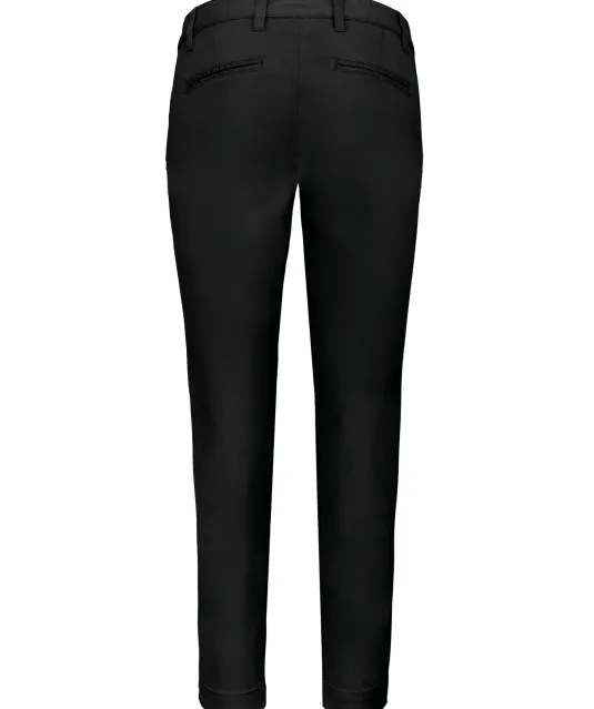 K749 - Enkelhoge broek voor dames Black