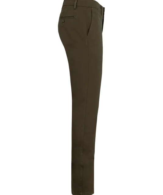 K748 - Premium chino Washed Olive