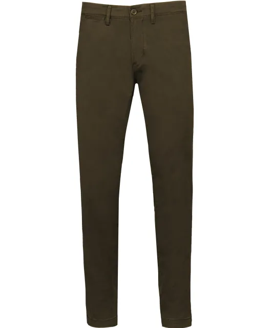 K748 - Premium chino Washed Olive