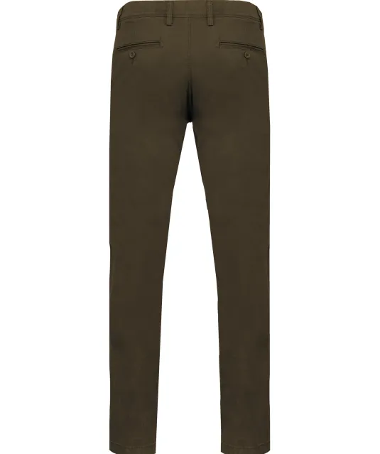 K748 - Premium chino Washed Olive