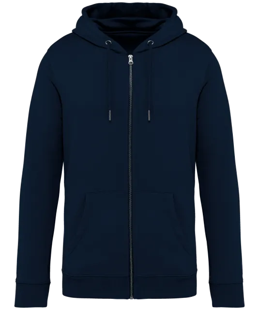NS402 - Ecologische uniseks sweater met capuchon en rits Navy Blue