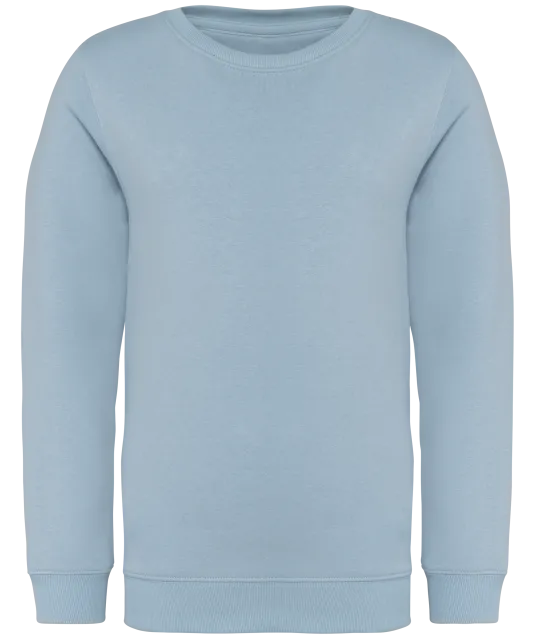 NS403 - Ecologische kindersweater met ronde hals Aquamarine