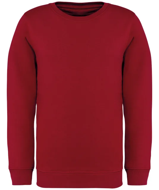 NS403 - Ecologische kindersweater met ronde hals Hibiscus Red