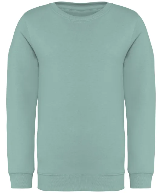 NS403 - Ecologische kindersweater met ronde hals Jade Green