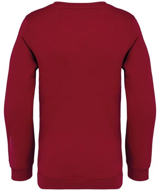 NS403 - Ecologische kindersweater met ronde hals Hibiscus Red