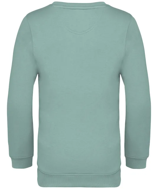 NS403 - Ecologische kindersweater met ronde hals Jade Green