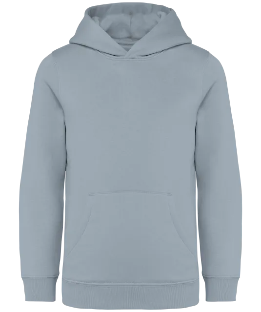 NS404 - Ecologische kindersweater met capuchon Aquamarine