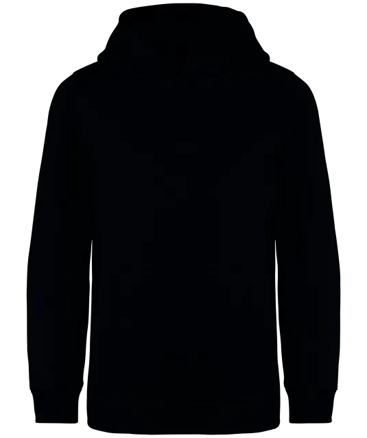 NS404 - Ecologische kindersweater met capuchon Black
