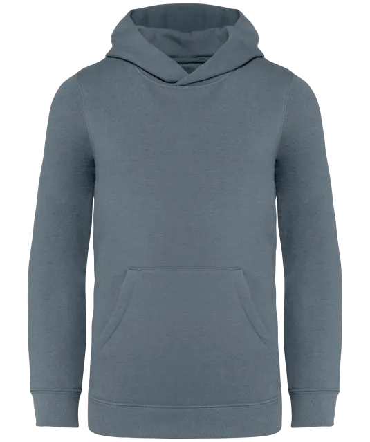 NS404 - Ecologische kindersweater met capuchon Mineral Grey