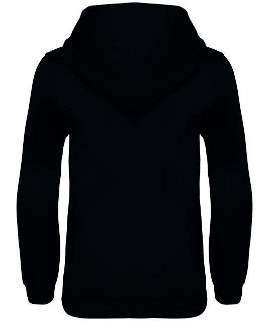 NS404 - Ecologische kindersweater met capuchon Black