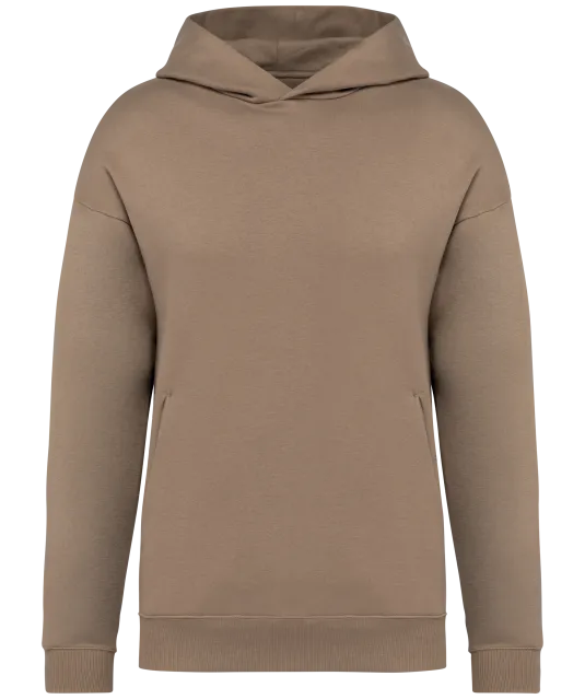 NS408 - Ecologische uniseks oversized sweater met capuchon Driftwood