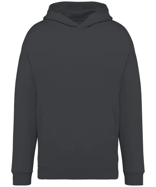 NS408 - Ecologische uniseks oversized sweater met capuchon Iron Grey