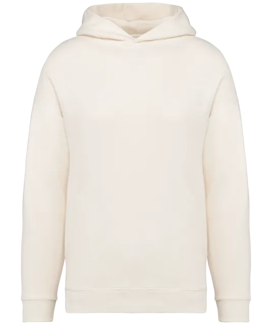 NS408 - Ecologische uniseks oversized sweater met capuchon Ivory
