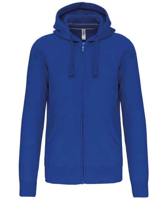 K454 - Hooded Sweater Met Rits Light Royal Blue