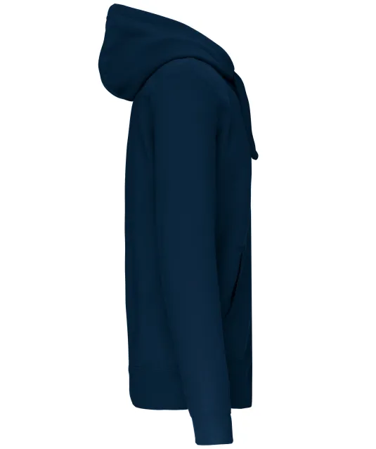 K454 - Hooded Sweater Met Rits Navy