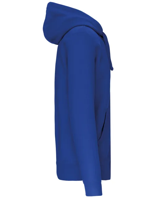 K454 - Hooded Sweater Met Rits Light Royal Blue