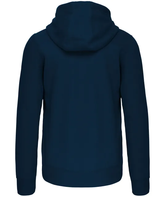 K454 - Hooded Sweater Met Rits Navy