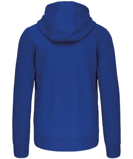 K454 - Hooded Sweater Met Rits Light Royal Blue