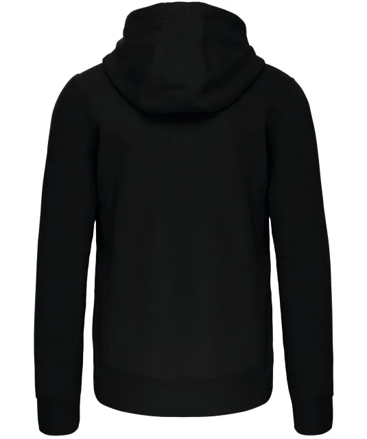 K454 - Hooded Sweater Met Rits Black