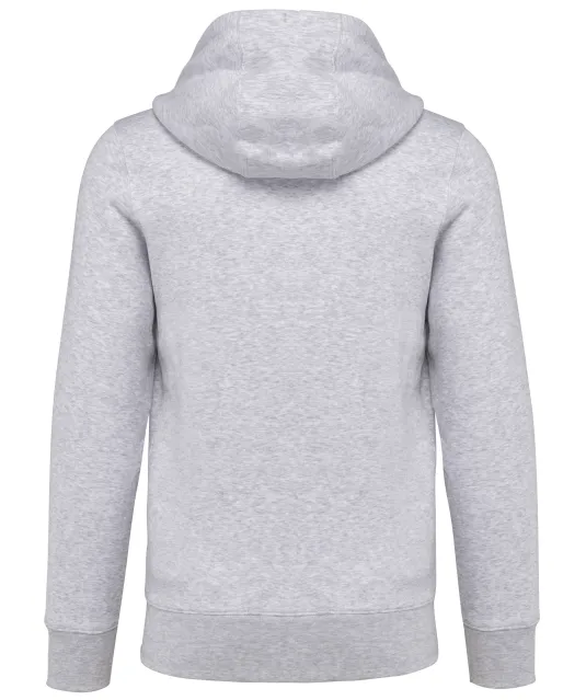 K454 - Hooded Sweater Met Rits Ash Heather