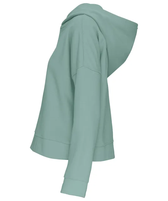 K494 - Bio lounge damessweater met capuchon Sage