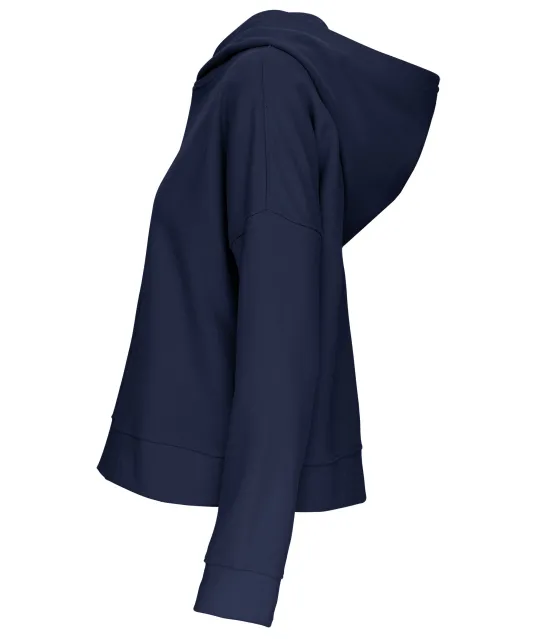 K494 - Bio lounge damessweater met capuchon Navy