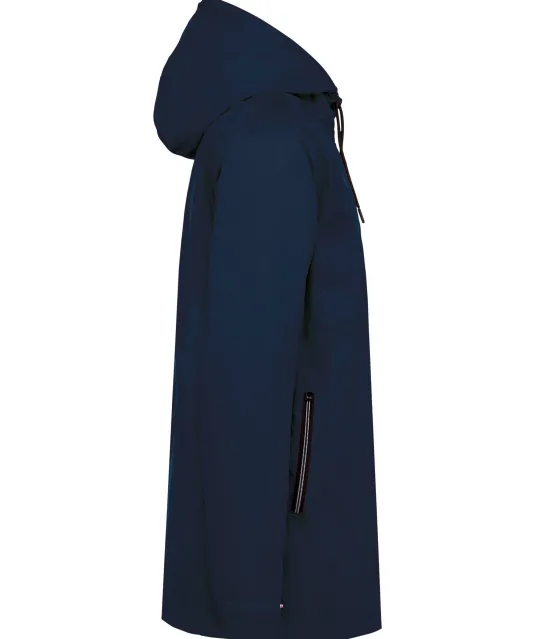 K6153 - Uniseks fleecejas met gevoerde capuchon Navy