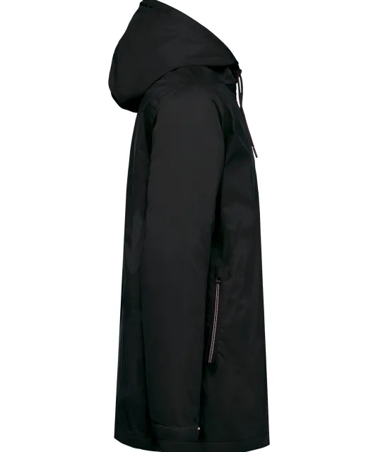 K6153 - Uniseks fleecejas met gevoerde capuchon Black