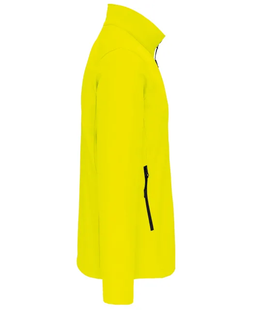 K401 - Softshell jas Fluorescent Yellow