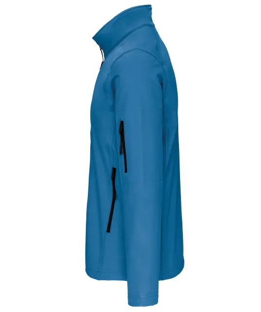 K401 - Softshell jas Aqua Blue