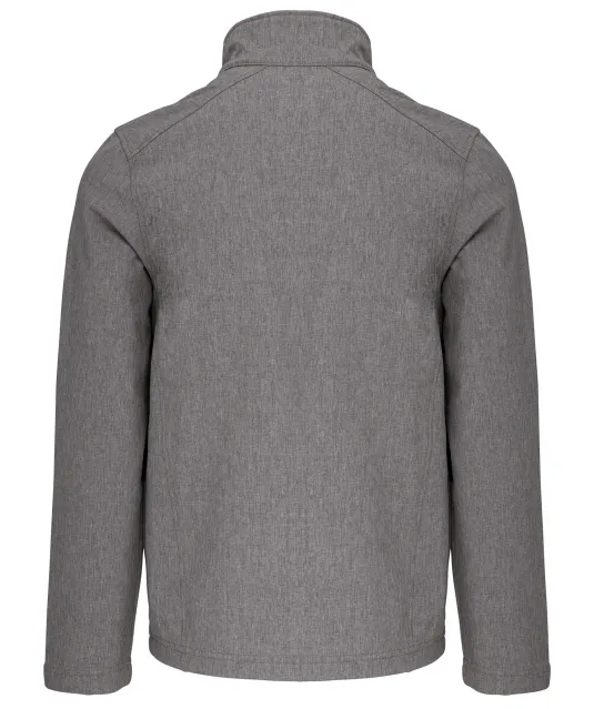 K401 - Softshell jas Marl Grey