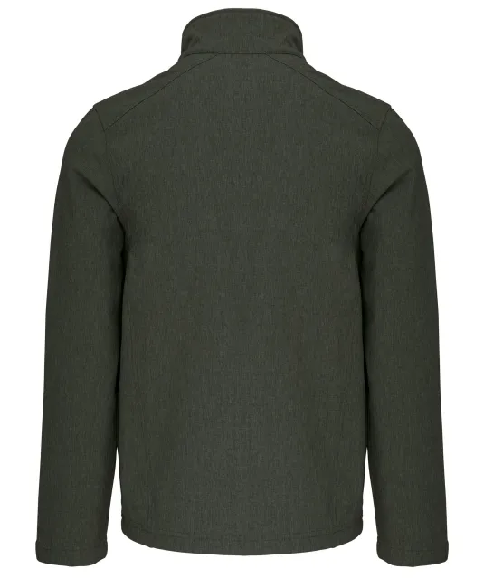 K401 - Softshell jas Marl Green
