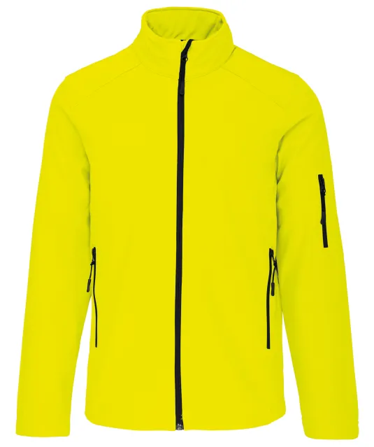 K401 - Softshell jas Fluorescent Yellow