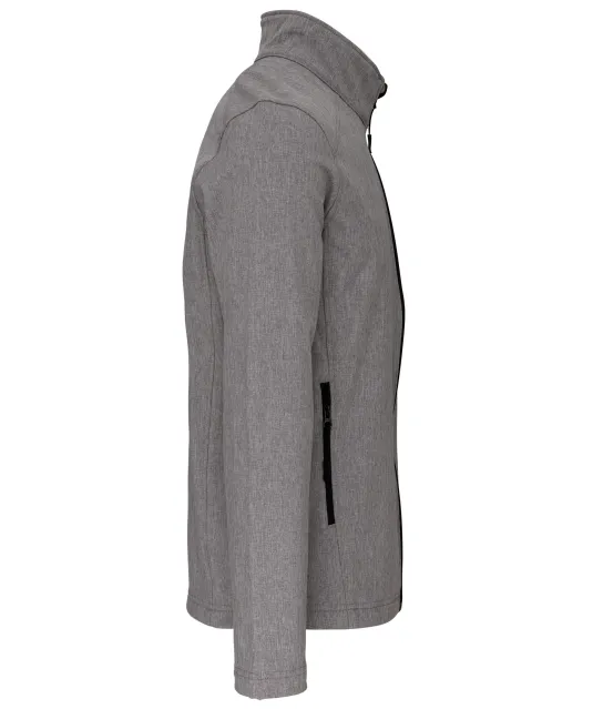 K402 - Kindersoftshelljas Marl Grey