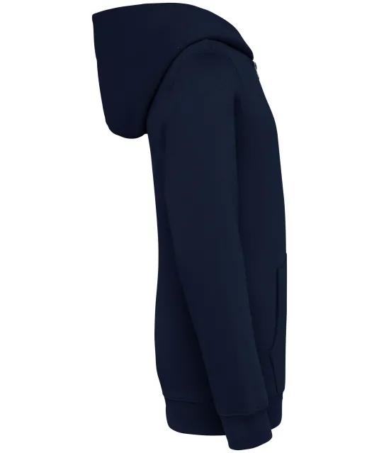 NS405 - Ecologische kindersweater met rits en capuchon Navy Blue