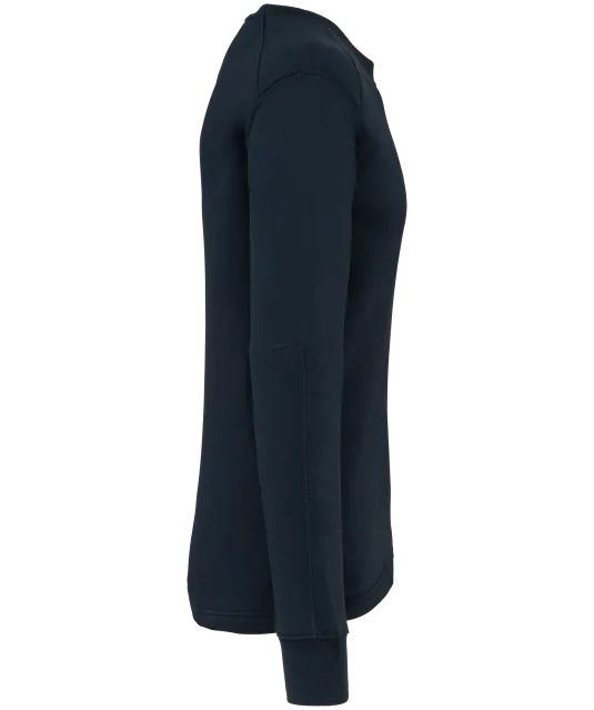 WK4001 - Sweater ingezette mouwen Navy