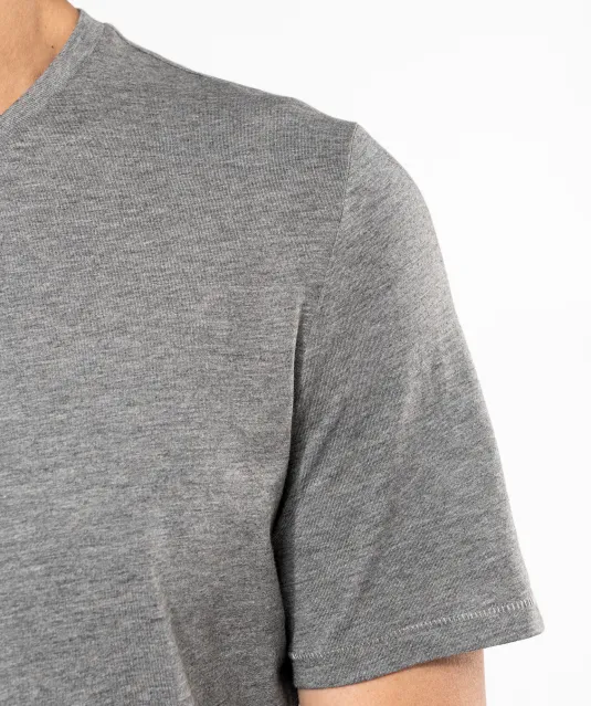 K3002 - Heren-t-shirt Supima® V-hals korte mouwen Black