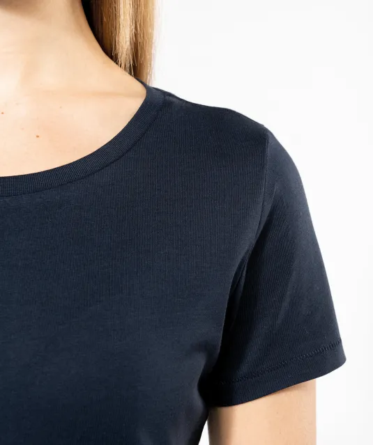 K3001 - Dames-t-shirt Supima® ronde hals korte mouwen Black