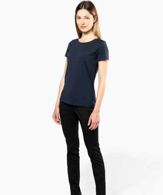 K3001 - Dames-t-shirt Supima® ronde hals korte mouwen Black