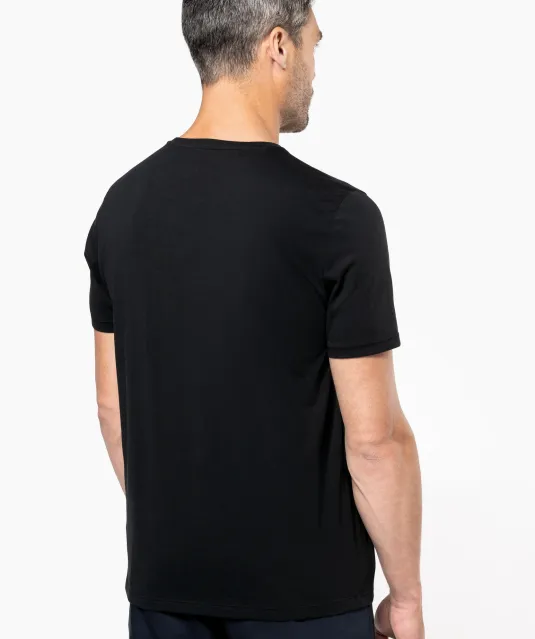 K3000 - Heren-t-shirt Supima® ronde hals korte mouwen Black