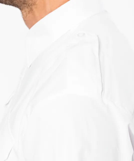 K503 - Herenpilootoverhemd korte mouwen White