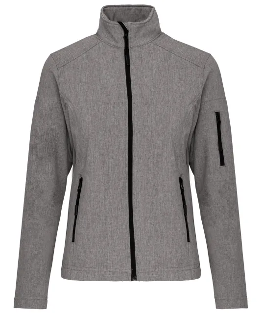 K400 - Dames softshell jas Marl Grey