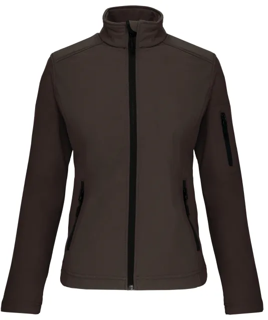 K400 - Dames softshell jas Chocolate