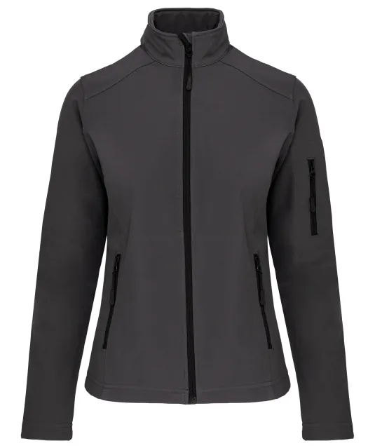 K400 - Dames softshell jas Titanium