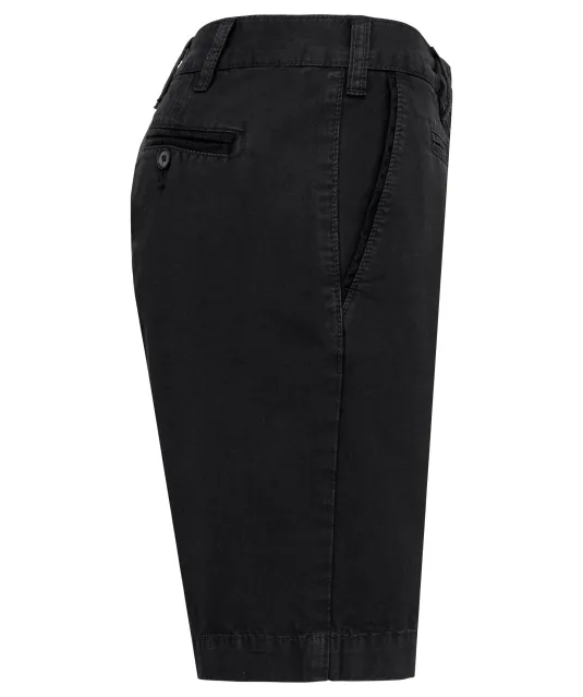 K753 - Damesbermuda met verwassen look Washed Charcoal