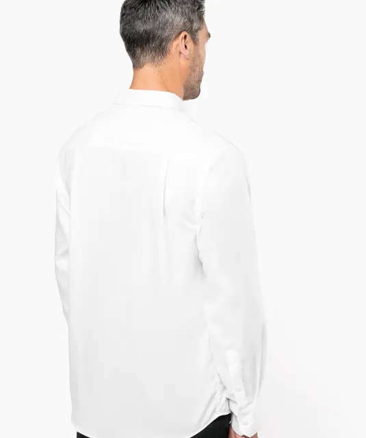 K537 - Heren non-iron overhemd lange mouwen White