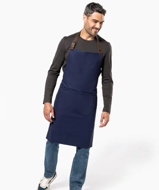K8003 - Vintage schort Vintage Charcoal