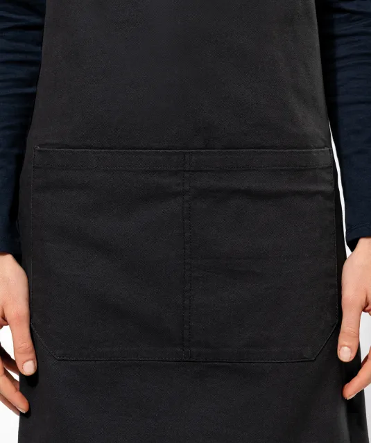 K8003 - Vintage schort Vintage Charcoal