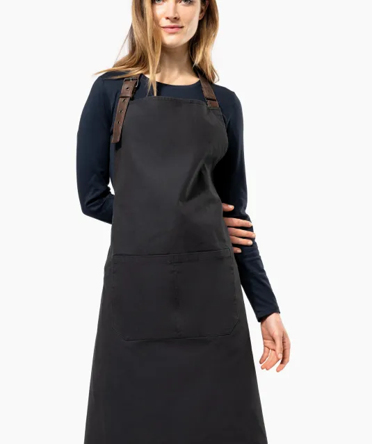 K8003 - Vintage schort Vintage Charcoal