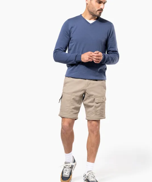 K785 - Heren 2-in-1 broek met meerdere zakken Black